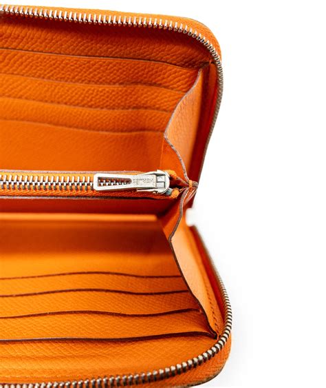 hermes orange wallet|hermes azap wallet.